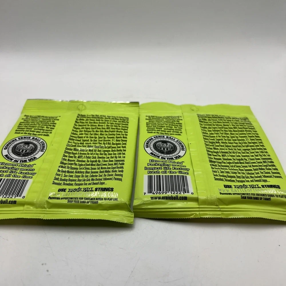 Two Packs Ernie Ball 2221 electric guitar strings, Regular Slinky .010-.046